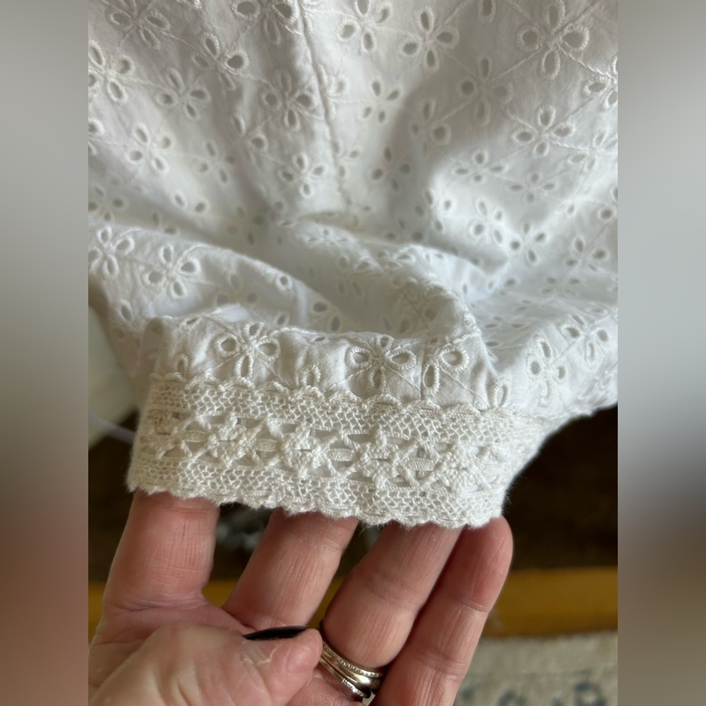 VINEYARD VINES White Lace Midi Dress with Back Cut-Out, Size 2 NWOT - Picture 9 of 12